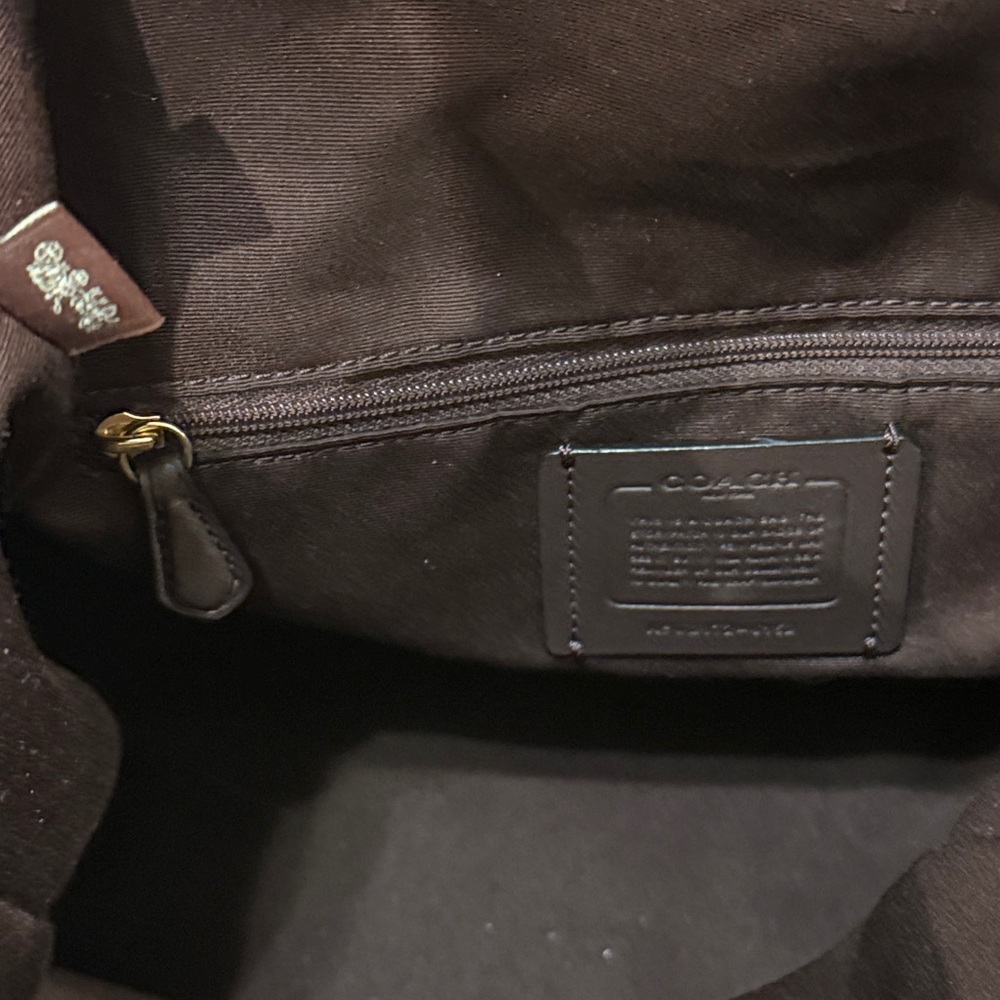 Coach “Pennie” Black Pebbled Leather Shoulder Bag (with Hang Tag & Twilly)(EUC) - Picture 17 of 17